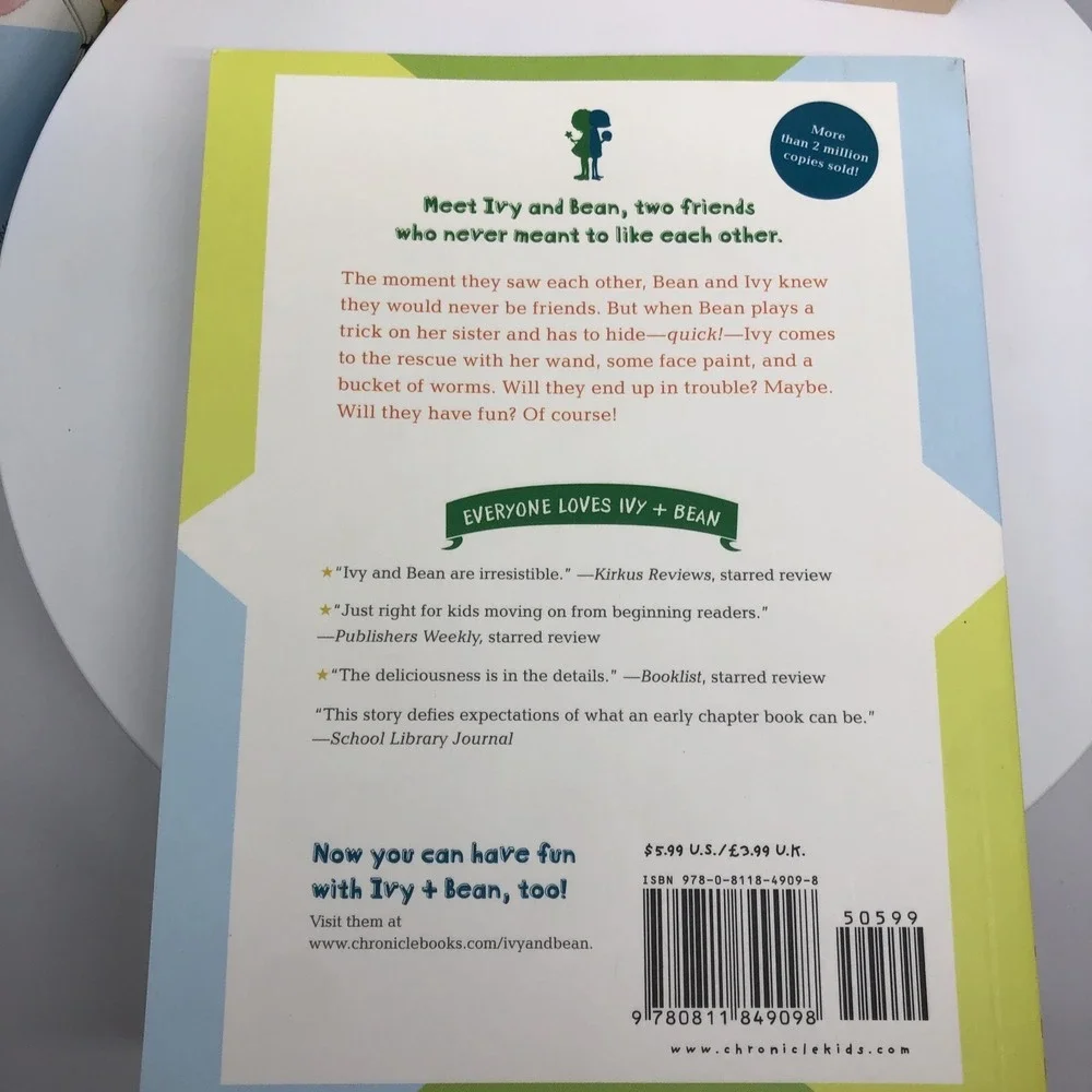 Ivy & Bean 1-3 Book Set + Secret Box & Journal Annie Barrows Like‎ New Books